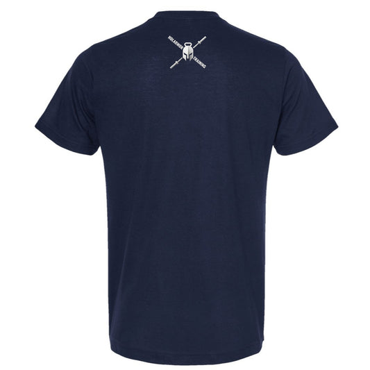 Train Hard Pray Harder- Navy Tee