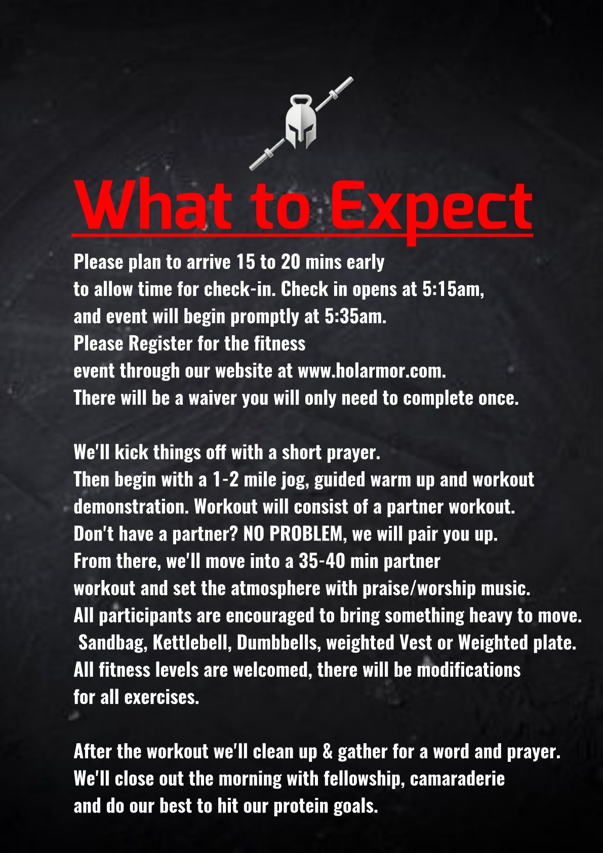 THE ARMORY MEN- JUNE 20TH 2026