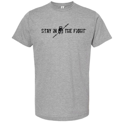 Stay In The Fight- Gray Tee